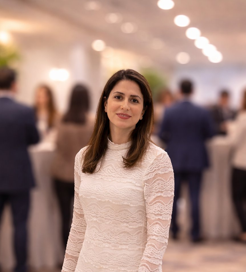 Azadeh — professional coach in lace top